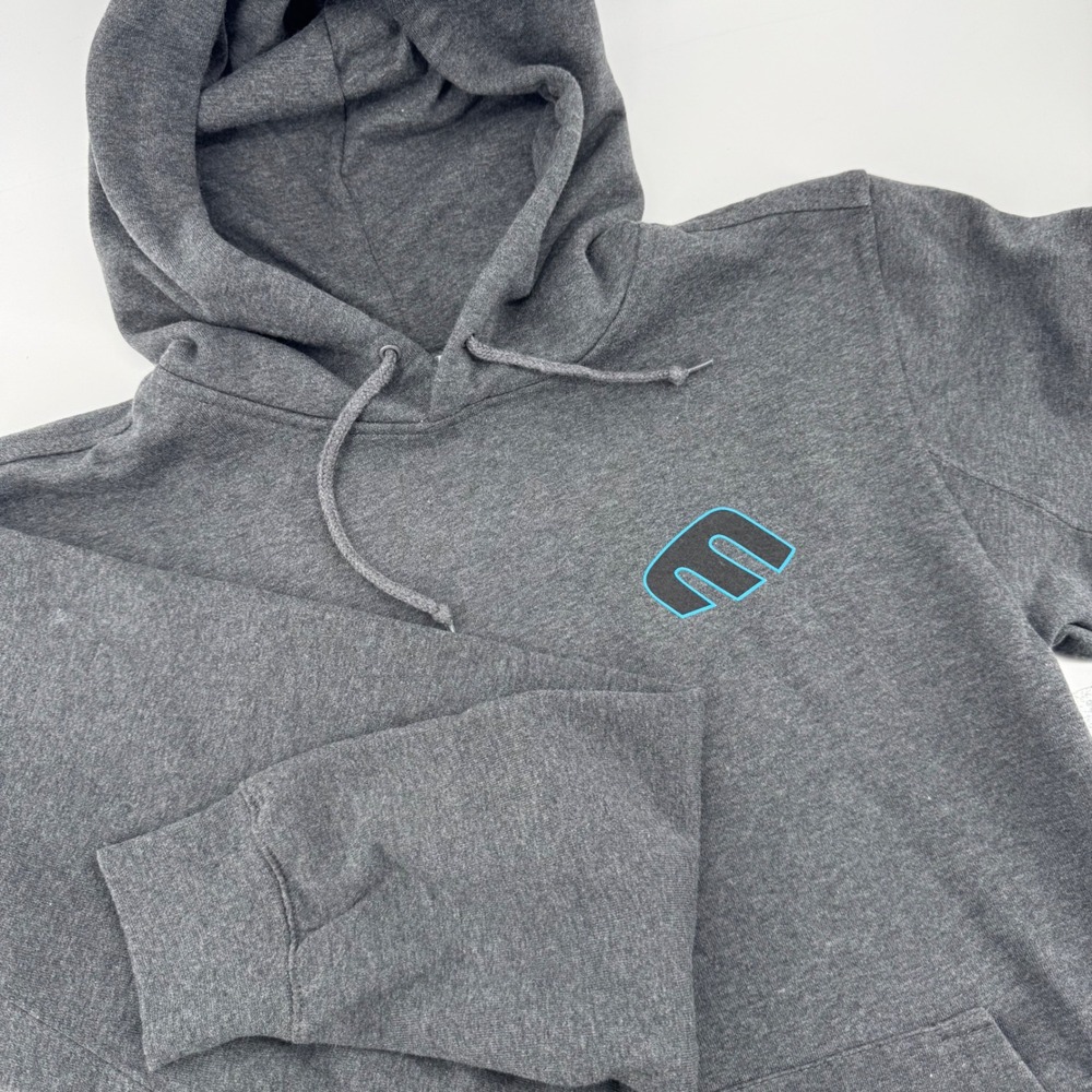 Etnies Santa Cruz Retro Dot Hoodie Mens Small Charcoal Grey Blue Skateboard 010‎